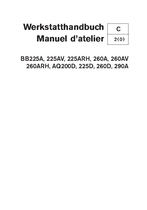 7751590 M.ATELIER AQ200-AQ225-AQ260-AQ290 en Français & Allemand